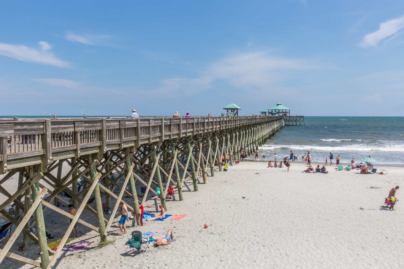 Ocean pier and beach near BeachWalk Villas