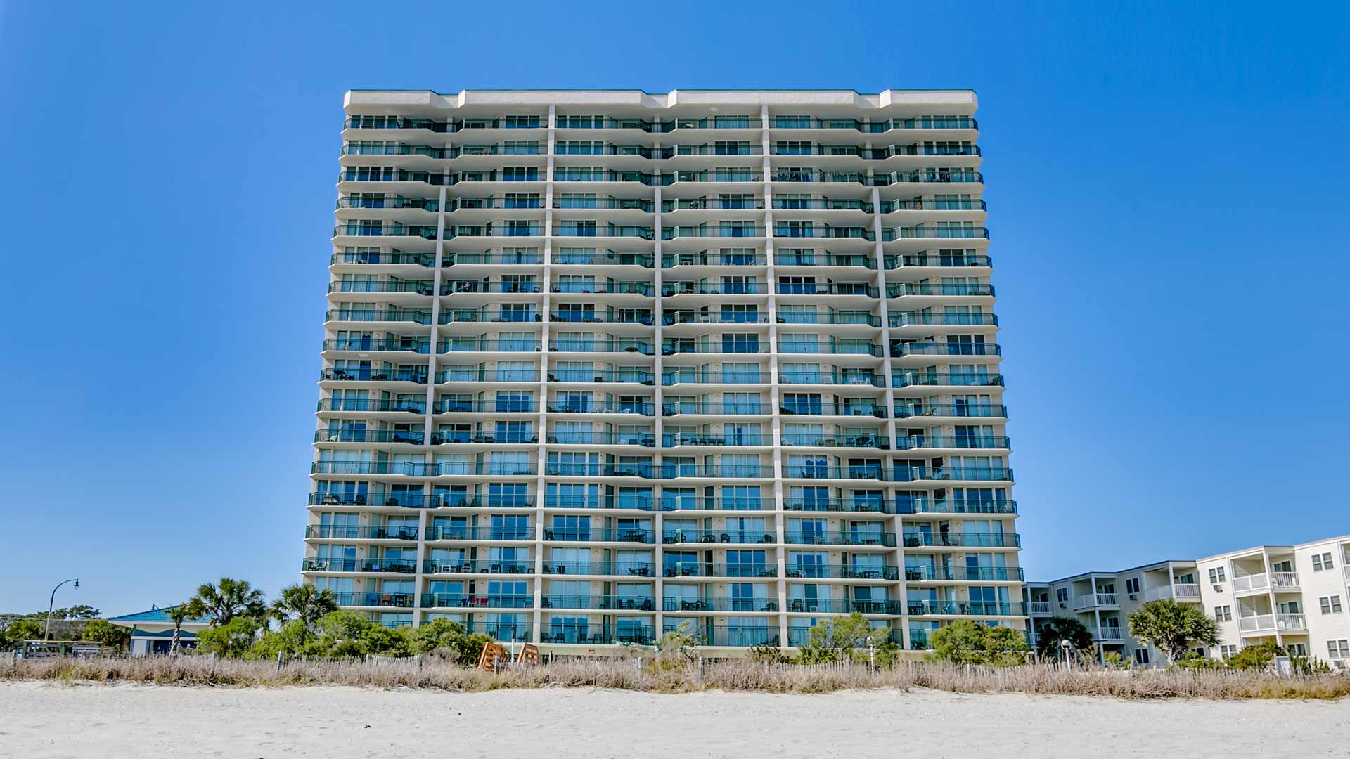 Windy Hill Dunes balcony overlooking the ocean